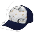 thumbnail image 2 of Happy and Snowflake Baseball Cap Classic Golf Cap Soft Dad Hat Multicolor Adjustable Low Profile Hat Unisex, 2 of 6