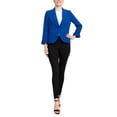 thumbnail image 4 of Peace of Cloth one button ruffle sleeve blazer by Curated Brands, 4 of 8