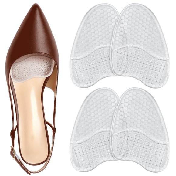 Almohadillas metatarsianas ZAIWOO para mujer, antideslizantes y cómodas (2 pares)