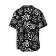 thumbnail image 4 of Goofa Snake Printed Men's Casual Short-sleeved Shirt,Lightweight Breathable Button-down,Summer Casual men's top,Versatile Fashion shirt-Small, 4 of 7