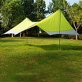 thumbnail image 2 of S SERENABLE Large Hammock Waterproof Tent TARP - Lightweight - Backpacking Hammock Shelter - Stakes, Poles Guy Ropes, Storage Bag Included Green Butterfly, 2 of 9