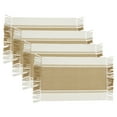 thumbnail image 3 of Saro Lifestyle Tassel Trimmed Stripe Placemat (Set of 4), 3 of 4