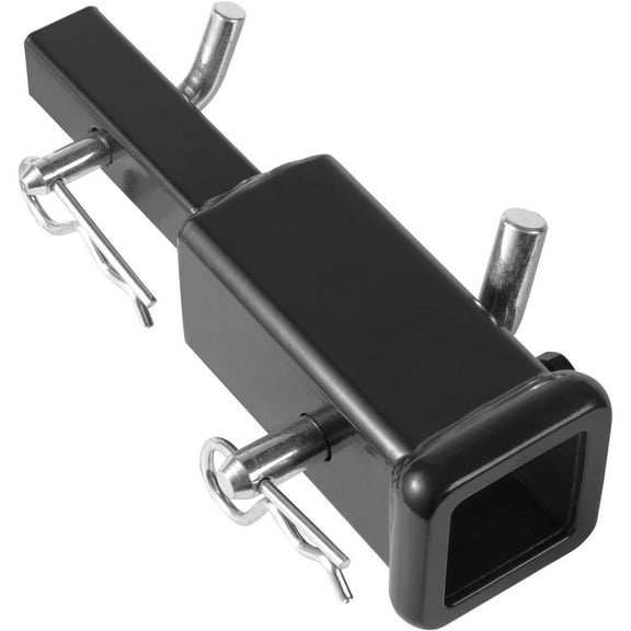 STAWAY Heavy-Duty Hitch Extender - 1-1/4" to 2" Receiver Adapter, 6" Extension, 4000 lbs Capacity, Waterproof, Noise-Reducing Design