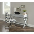 thumbnail image 6 of Linon Peggy Two Drawer Wood Writing Desk in Gray, 6 of 20
