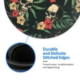 thumbnail image 5 of ZNDUO 2 Pack Round Mouse Pad Tropical Plant Skull Pattern 7.9" Small Non-Slip Rubber Gaming Mousepad Desk Mat for Home Office, 5 of 7