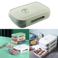 thumbnail image 3 of Bandeja de ventilación para refrigerador, cajón apilable para huevos frescos 02-Verde, 3 of 9