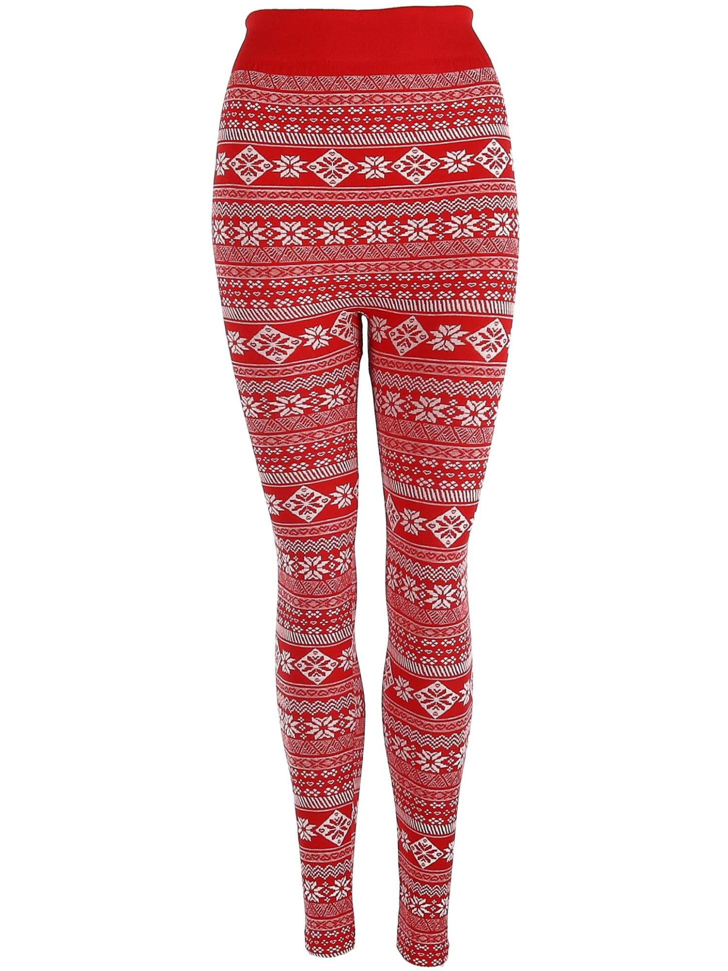 Gold Medal Holiday Fleece Lined Leggings (Women