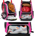 thumbnail image 3 of Mochila de béisbol WOLT Youth para béisbol, sóftbol y T-ball, 3 of 6