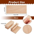 thumbnail image 2 of 20 Pcs Unfinished Wood Pieces Rectangle Blank Wooden Sheets 4×1.6 Inch Blank Pine Wood Sheets Craft Wood Board for DIY Cards Arts Craft Project, 2 of 9