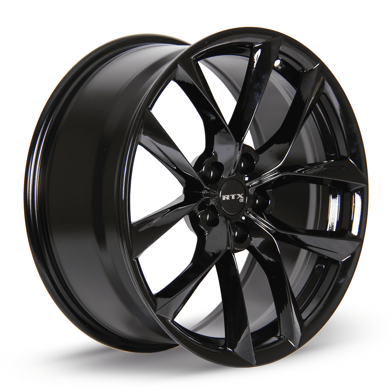 RTX Spider 19x8.5 5x120 ET35 CB64.1 Gloss Black Wheel