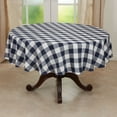 thumbnail image 5 of Saro Lifestyle Cotton Blend Buffalo Plaid Tablecloth, 5 of 5