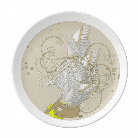 

flower wing japan ukiyo-e plate decorative porcelain salver tableware dinner dish