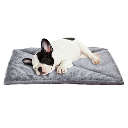 UPC: 0842229102352 | FurHaven Pet Products ThermaNAP™ Faux Fur Self-Warming Pet Bed Mat – Gray Small