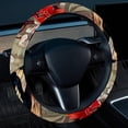 thumbnail image 2 of Woodpecker Steering Wheel Cover for Car, 14.5 Inch PVC Leather Auto Accessories with Printing, 2 of 6