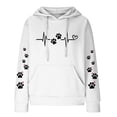 thumbnail image 4 of DPTALR Women Print Round-Neck Long Sleeve Loosen Single Sweatshirt Tops Pullover Blouse, 4 of 4