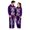 Z1-Purple, variant on Pumpkin Halloween Jumpsuit Costume for Men's, Purple pumpkin-printed, Breathable Air-Layer Polyester, Sizes S–XXXXL