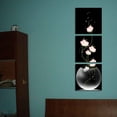 thumbnail image 2 of Flor Flor Arte de la pared Belleza Pintura floral en poliéster Impresión de imagen vertical Decoración Dormitorio 3 Paneles sidaley JJ14933-00, 2 of 6