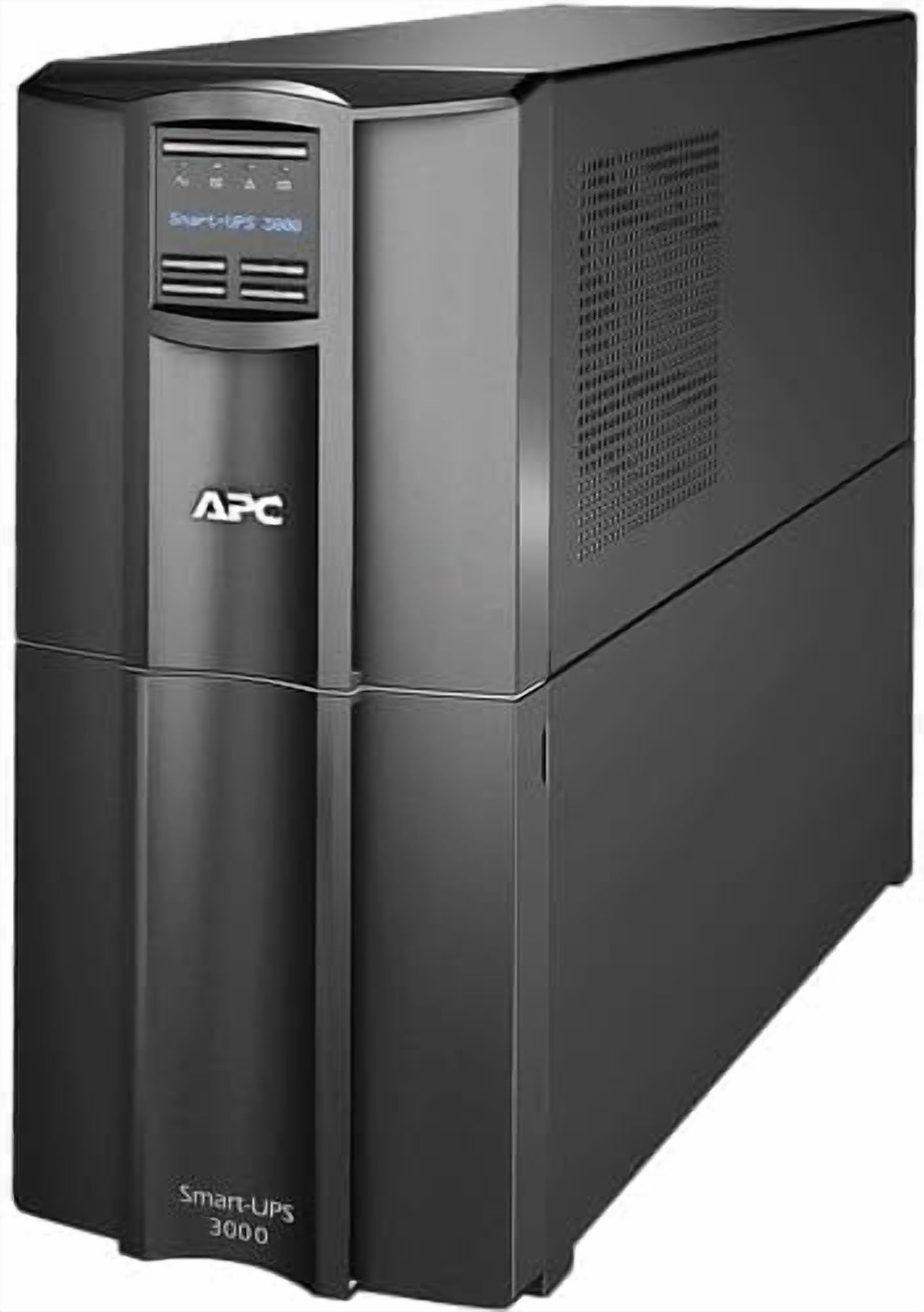 APC 3000VA Smart UPS with SmartConnect, SMT3000C Sinewave UPS Battery Backup