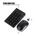 thumbnail image 1 of Combo de Teclado Numérico Inalámbrico y Mouse, Ratón óptico 1200DPI, 22 Teclas Mini 2,4 GHz Computadora Portátil Teclado, con Nano Receptor USB, para Laptop, PC, Escritorio, Notebook EOTVIA No, 1 of 7