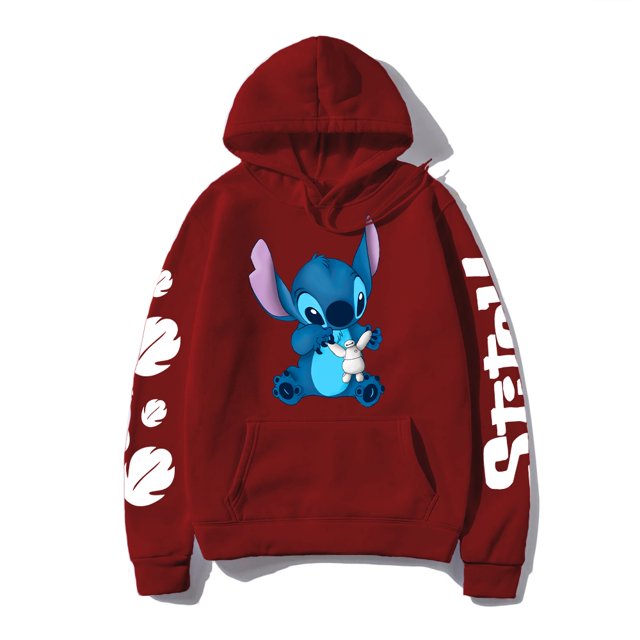 Lilo Stitch Baymax Toy Sudadera Blusa REF02 Deng Xun unisex