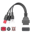thumbnail image 2 of Obd2 Diagnostic Cable For Kline Euro5 Motorcycle 16 Pin To 3pin 4pin 6pin Obd2 3 In 1 Diagnostic Adapter, 2 of 5