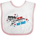 thumbnail image 3 of Inktastic Rocking the Red, White, and Blue Boys or Girls Baby Bib, 3 of 4