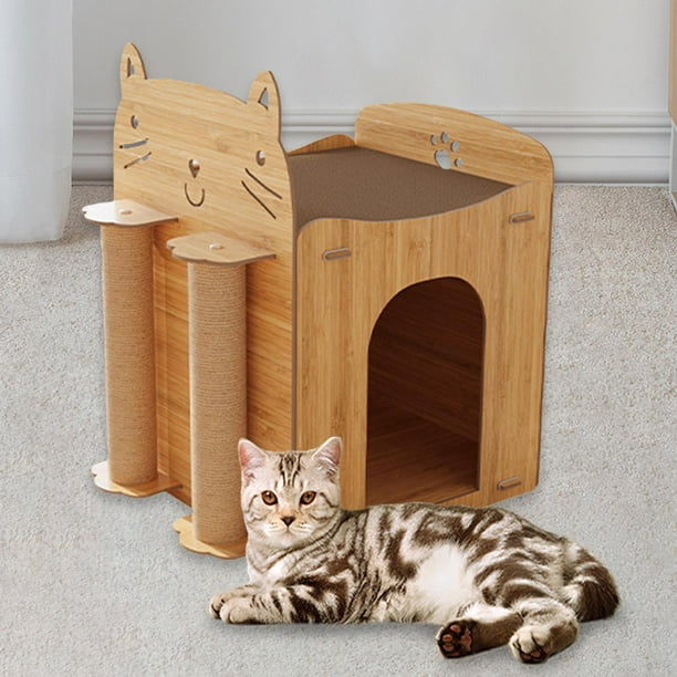 Gimnasio Para Gatos Con Cajas De Madera Hechos Gimnasios Para Gato