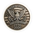 thumbnail image 4 of Celebrating The 250th Anniversary Of The United States 2D Flat Acrylic Printing Of The 250th Anniversary Medal Of The Founding Of The United States, 4 of 8