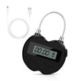 thumbnail image 2 of Smart Time Lock LCD Display Time Lock Multifunction Travel Electronic Timer, Waterproof USB Rechargeable Temporary Timer Padlock, 2 of 5