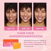 SAISZE Kojic Acid Soap for Dark Spots, Handmade Turmeric Soap Bars for Body & Face for All Skin Types, Smooth Skin, 2.29 oz × 6 Bars