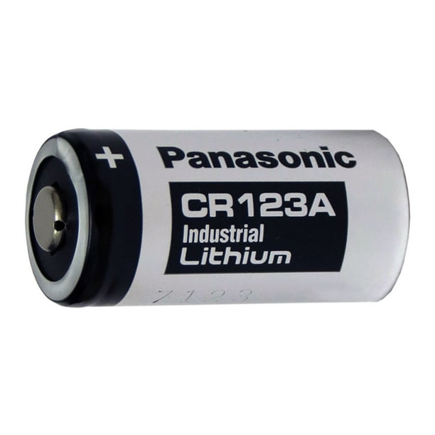 Pile lithium CR123A CR17345 3V PANASONIC Photo Power Blister d'1 pile