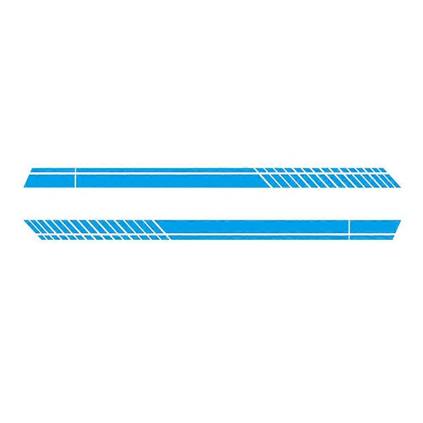 Truck Stickers Car Body Stripe Sticker Decorative Waterproof 210X11cm Sky-Blue 2Pack