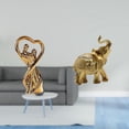 thumbnail image 2 of Figura De Pareja, Estatua De Elefante, Recuerdo, Regalo Para Enamorados, Escultura, Adorno De San Valentín Para Aniversario, Novia, Familia, Adorno De Escritorio Masculino, Artesanía De, 2 of 8