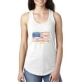 thumbnail image 1 of IWPF - Women's Racerback Tank Top, up to Women Size 2XL - American Flag USA in Gold, 1 of 5
