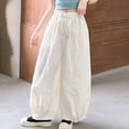 thumbnail image 3 of Girls Parachute Pants Loose Wide Leg Waterproof Causal Hiking Pants for Girls Pockets Lightweight Running Joggers with Cuffs, 3 of 4