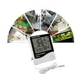 thumbnail image 1 of Medidor de temperatura digital, termómetro higrómetro digital para el hogar, monitor de temperatura y humedad para el hogar, medidor de temperatura digital, rendimiento potente, 1 of 12