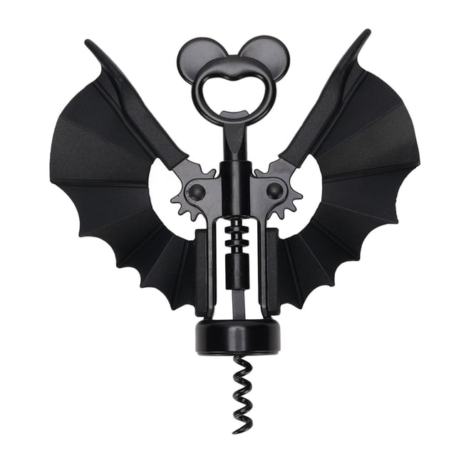 Wine 2 in 1 Bottle Opener Bat Shape Zinc Alloy Wine Beer Bottle Opener for Home Kitchen Hotel Restaurant