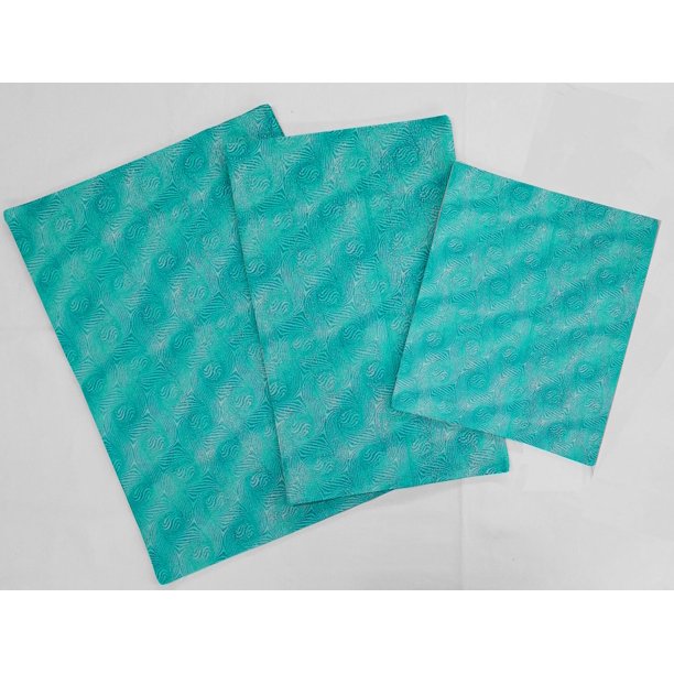 Teal Sparkle Countertop Appliance Slider Mats by Penny's Needful Things