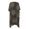 thumbnail image 2 of HELLHERO Breathable Long Kimono Swimsuit Cover Up for Vacation Polyester Lightweight Bathing Suit Cover Up Floral Design, 2 of 6
