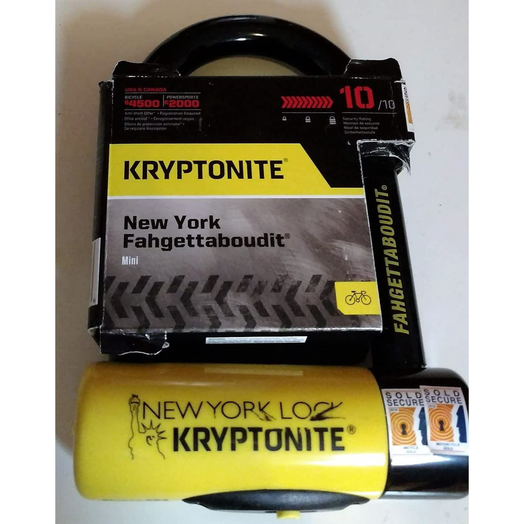 Kryptonite new york fahgettaboudit mini hotsell