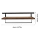 thumbnail image 2 of 2 estantes de madera modernos para colgar en la pared, estante de almacenamiento para montar en la pared., 2 of 7