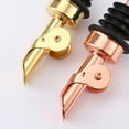 thumbnail image 6 of 3 Pack Nonrust Steel Automatic Liquor Pourers Leak proof Wine Bottles Spouts For Oil Vinegar Sturdy Kitchens Tool, 6 of 8