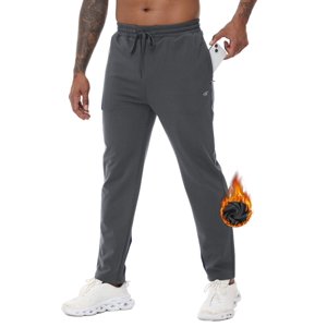 NEIKU Men's Winter Fleece Jogging Pants Water Resistant