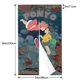 thumbnail image 4 of Cortina Ponyo para puerta de entrada, cortina opaca con estampado de patrón, cortina divisoria para habitación, tapiz para decoración del hogar, 34" de ancho x 56" de largo, 4 of 7