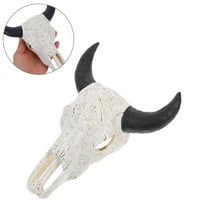 Raindrops Unique Animal Head Wall Decor Bull Skull Head Wall Art PVC Hanging Decoration Ideal for Home Office or Party Faux