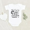 thumbnail image 2 of Newbabywishes - Cute Smart Little Bit Drama Funny Baby Clothes for Girls - Unicorns Baby Clothing, 2 of 4