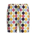 thumbnail image 4 of Easygdp Polka Dot Men's Short Pajama Pants, Sleep Shorts, Household Pants, Casual Pants with Pockets - Small, 4 of 9