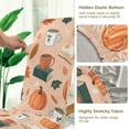 thumbnail image 5 of Yayeee 4 Pack Dining Chair Covers Stretch Parson Chairs Slipcovers Seat Protector, Pink Fall Coffee, 5 of 6