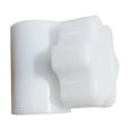 thumbnail image 3 of GROWTH TANK 2xUmbrella Rod Connecting Accessory Replaces Lightweight Easy to Install Umbrella Pole Rings for Garden Summer Balconies Pool Umbrella , White, 2 Pcs, 3 of 8