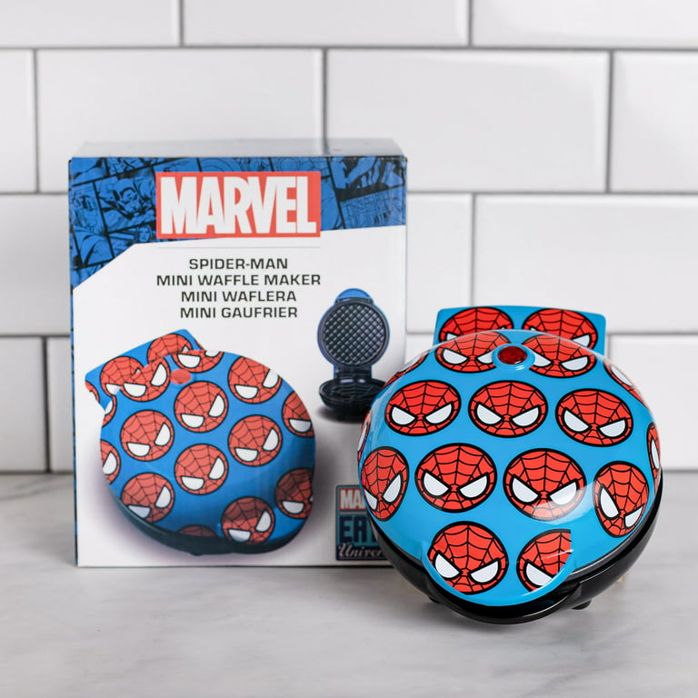 Uncanny Brands Marvel Spider-Man Mini Waffle Maker 
